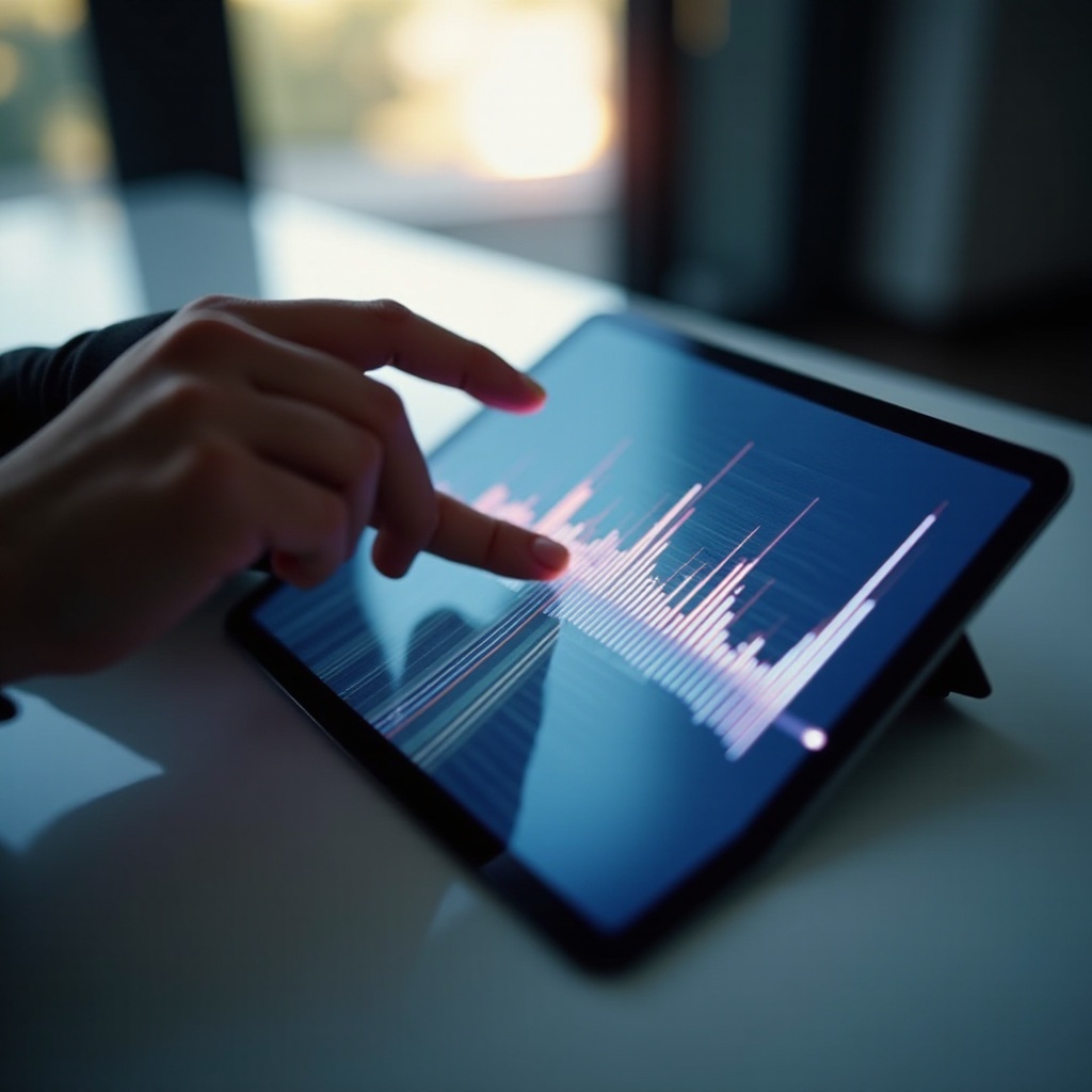 garis layar ipad berkedip