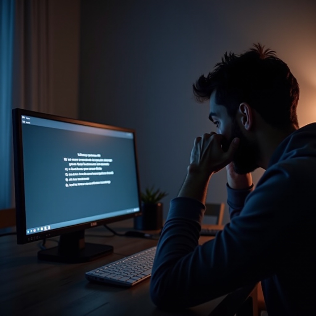 PC가 다른 화면에 표시할 수 없습니다