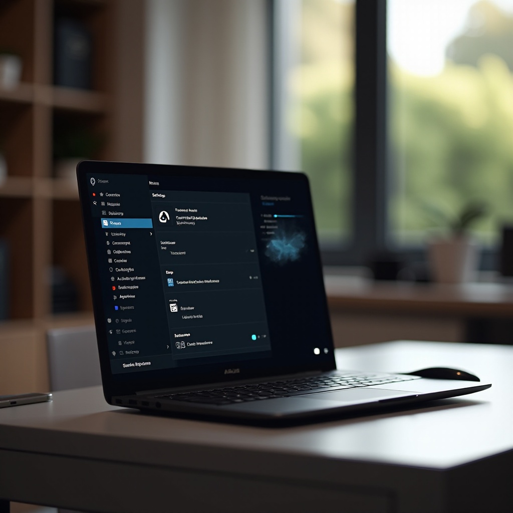 cara mematikan mode gelap di laptop asus