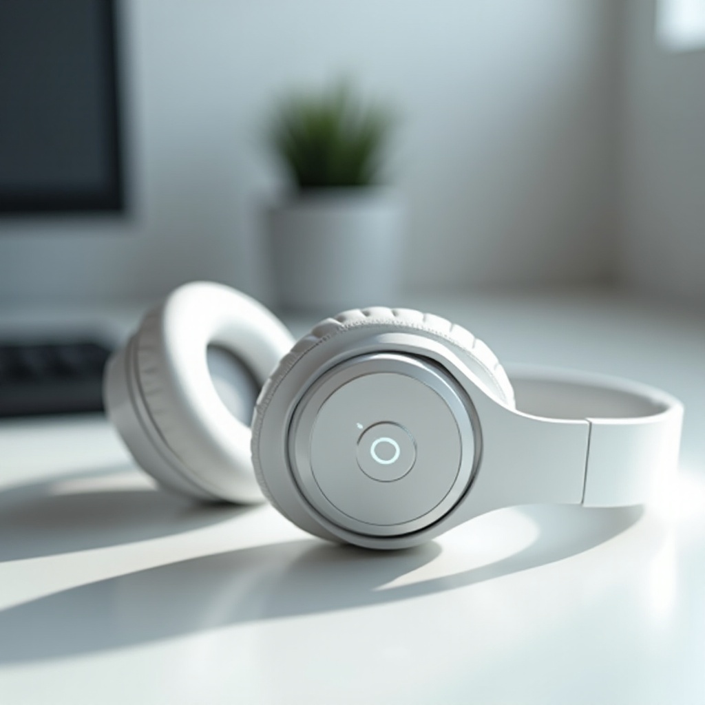 비츠 헤드폰이 흰색으로 깜박임