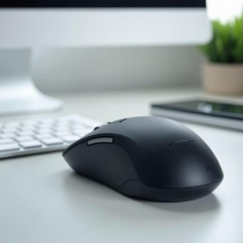 배터리 장착 무선 마우스