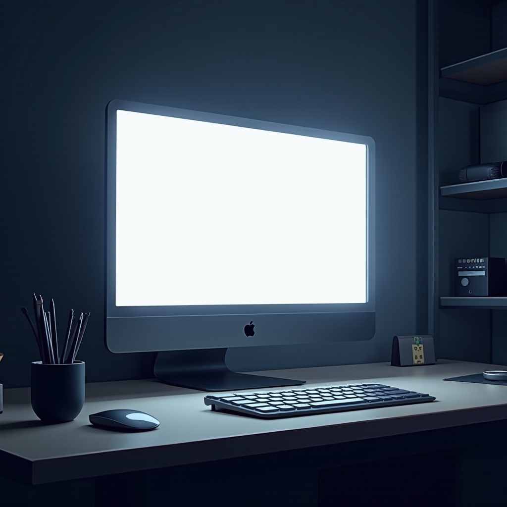 BIOS가 모니터에 표시되지 않음