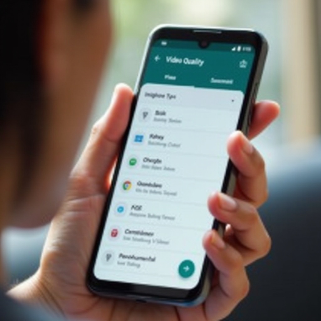 안드로이드에서 크기 조정 없이 비디오를 보내는 방법