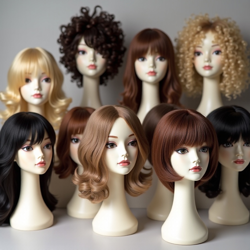 rambut palsu kecil untuk kepala kecil