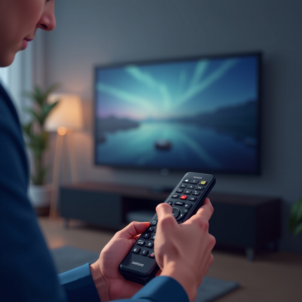 삼성 TV 리모컨이 작동하지 않습니다