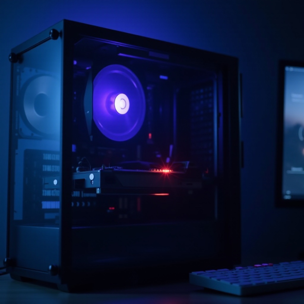 lampu merah di gpu saat pc mati