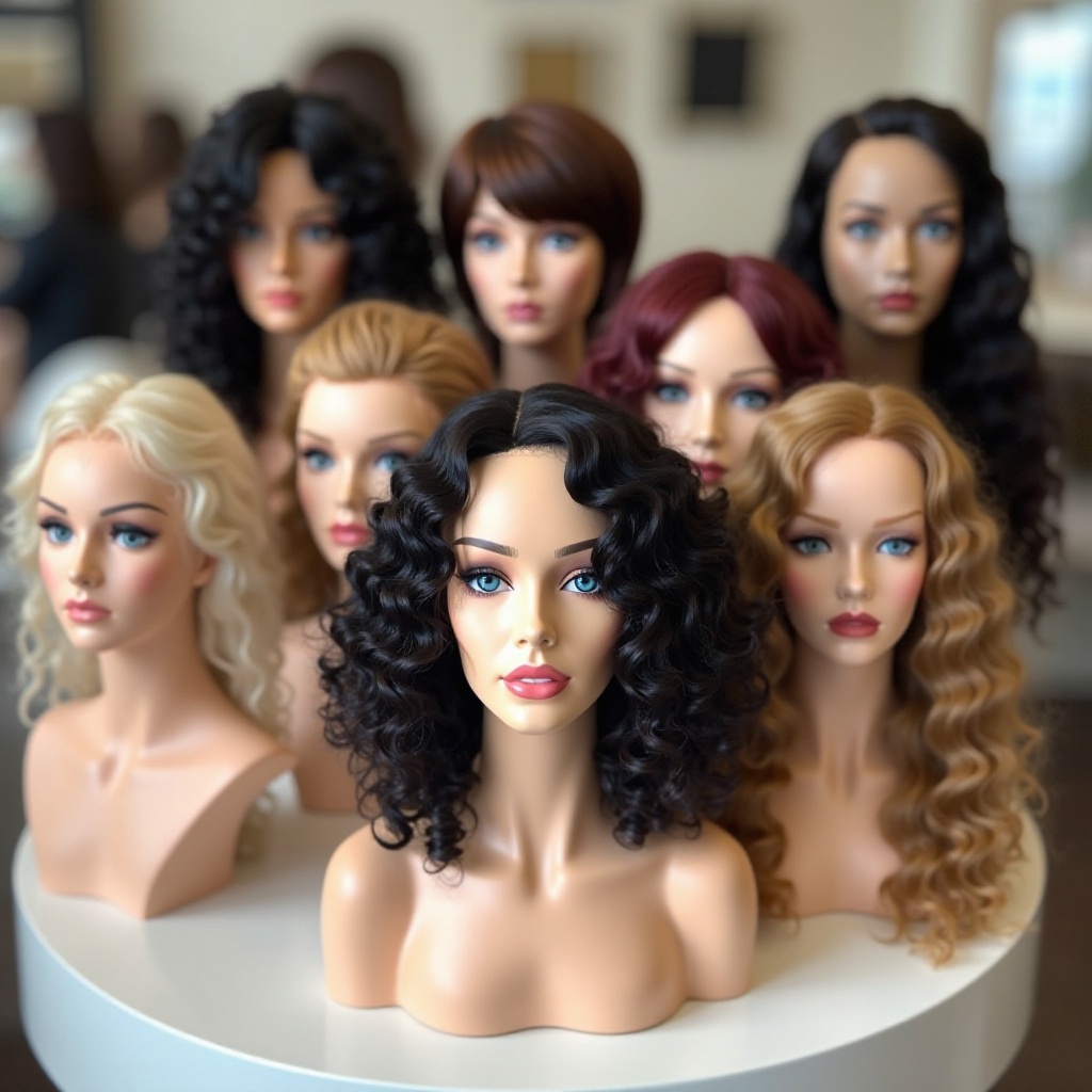 rambut palsu kecil untuk kepala kecil