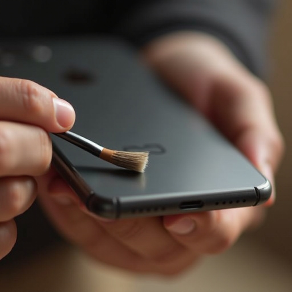 pengeras suara teredam di iPhone