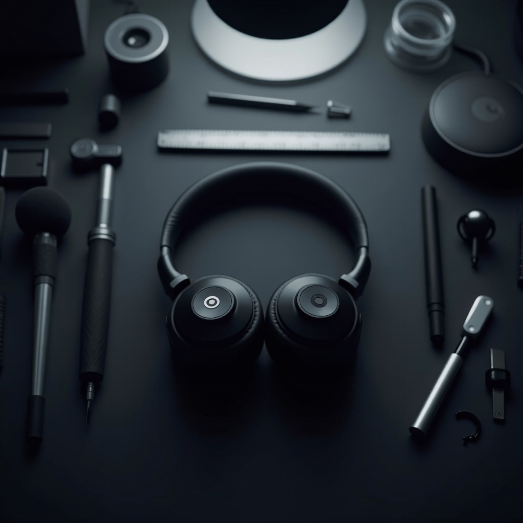 headphone beats berkedip putih