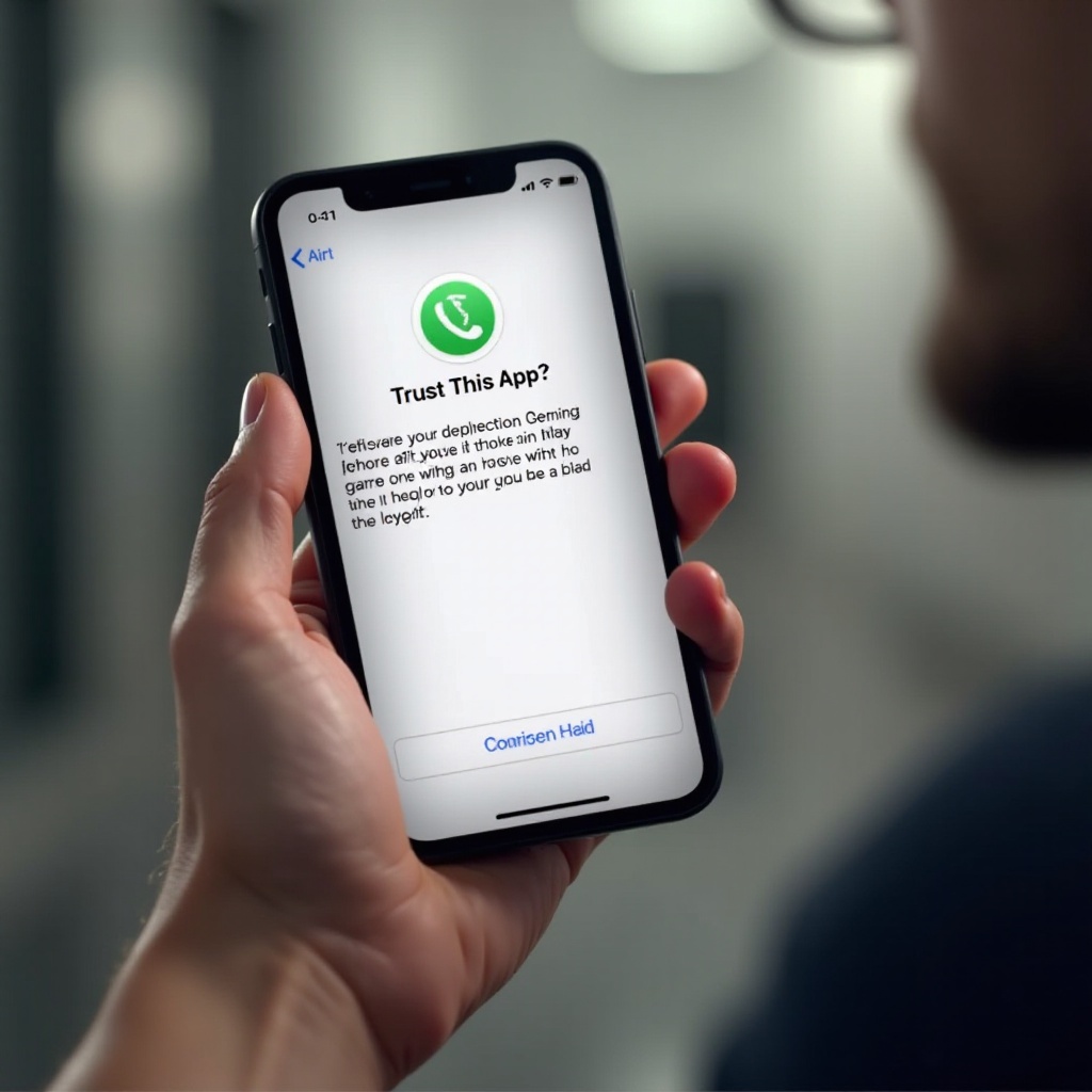 iPhone'da uygulamaya nasıl güvenilir