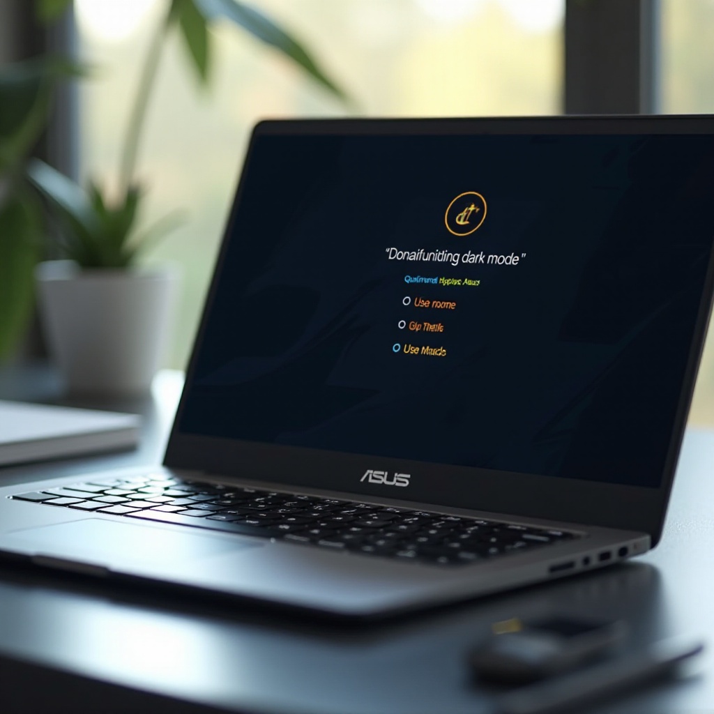 ASUS 노트북에서 다크 모드를 끄는 방법