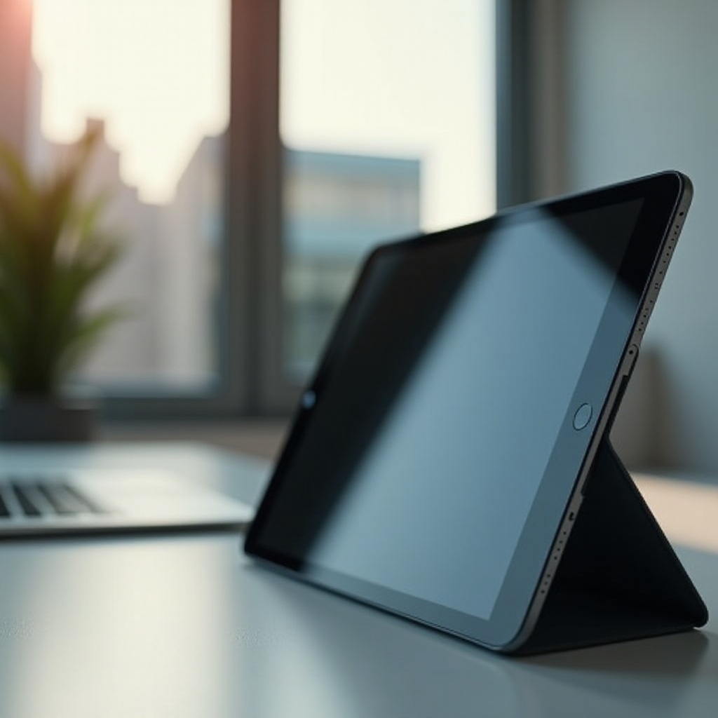 iPadの画面の線がちらつく