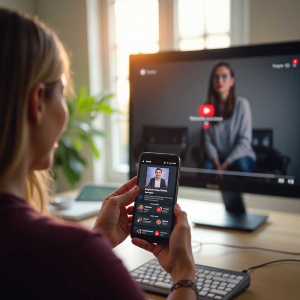 bisakah saya memutar atau mengontrol youtube di pc dengan smartphone
