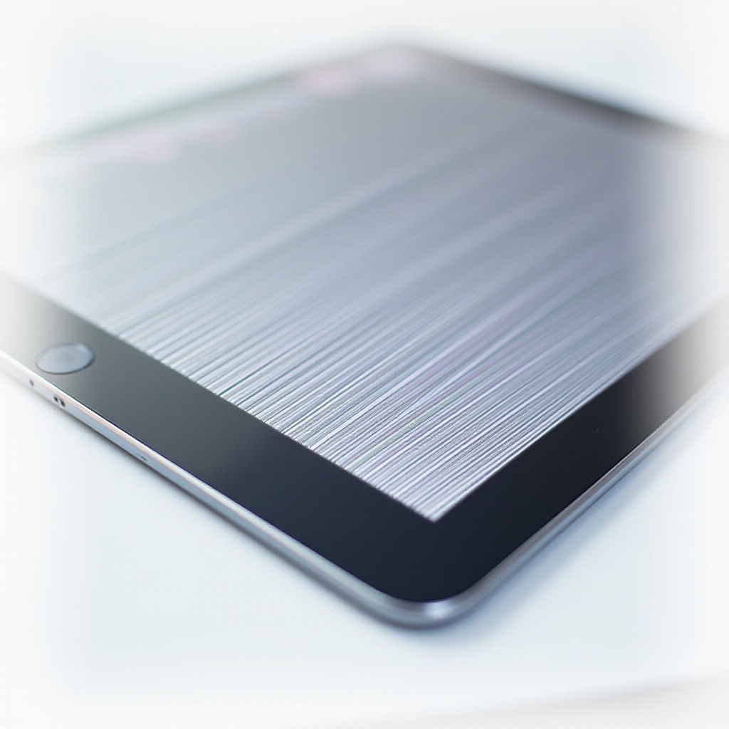 garis layar ipad berkedip