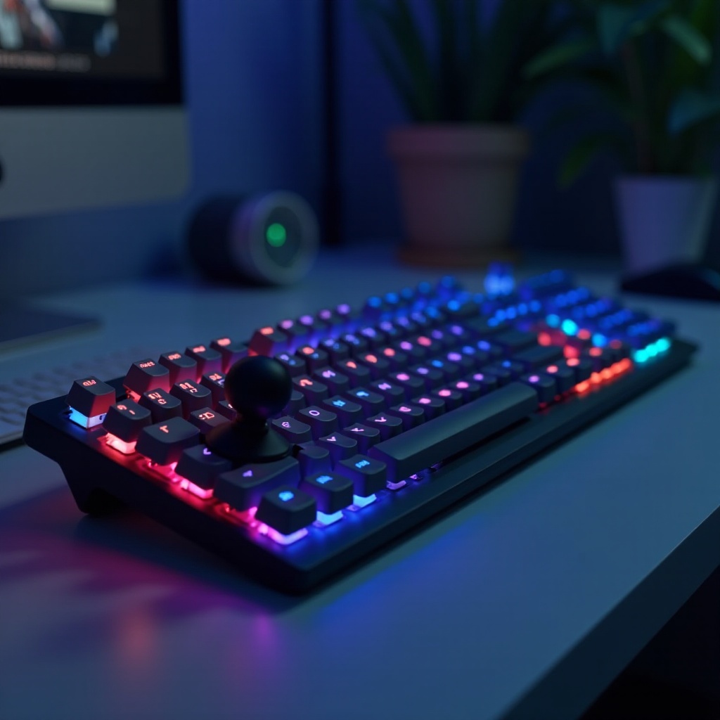 ジョイスティック付きキーボード
