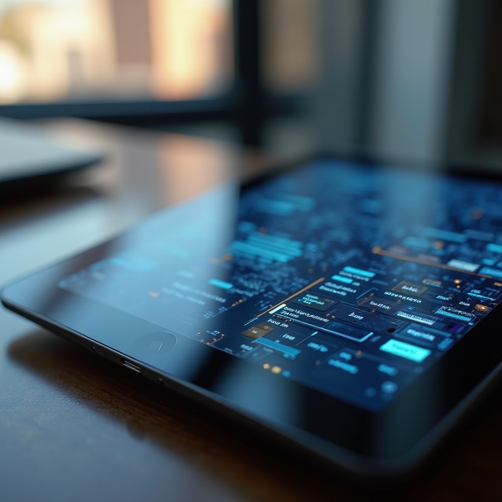 iPadの画面の線がちらつく