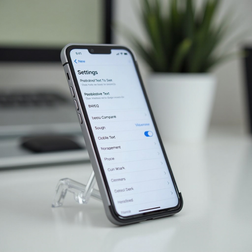 cara mereset teks prediktif di iPhone