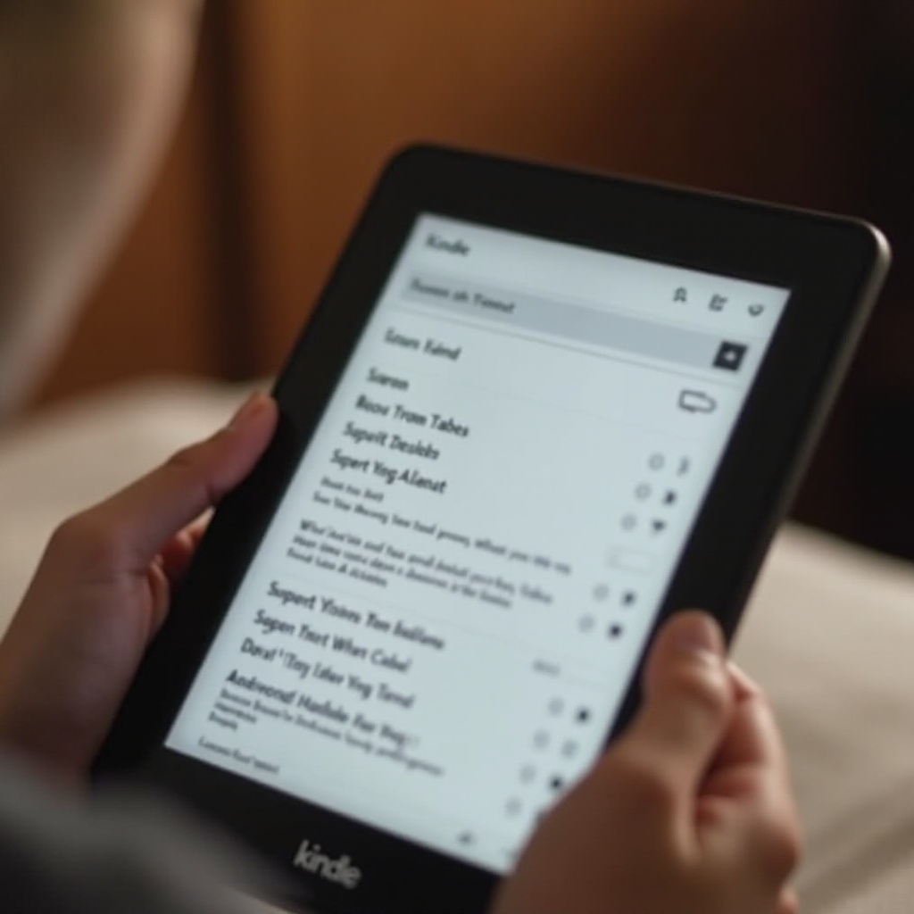 Kindleの画面タイムアウト